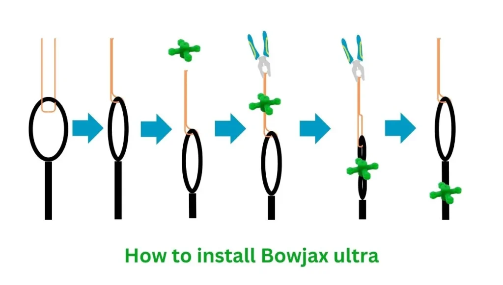 Bowjax ultra installation steps with loop and wire