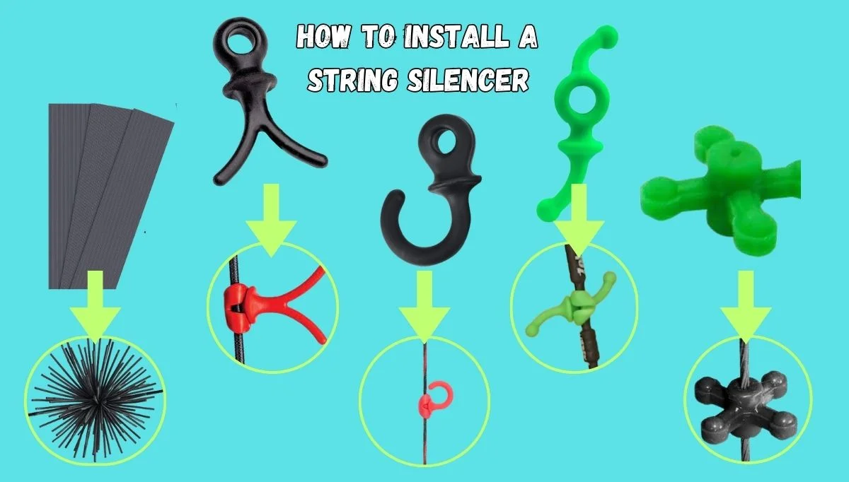 How To Install String Silencers (Different) On Compound Bow